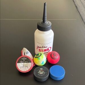 Ice Hockey Accessories Set with Water Bottle